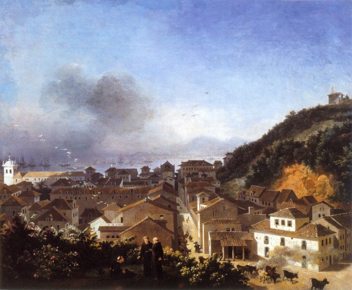 "Largo da Carioca" - Nicolas-Antoine Taunay (1816), Rio de Janeiro.